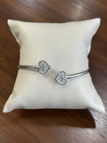 CZ Heart Bracelet