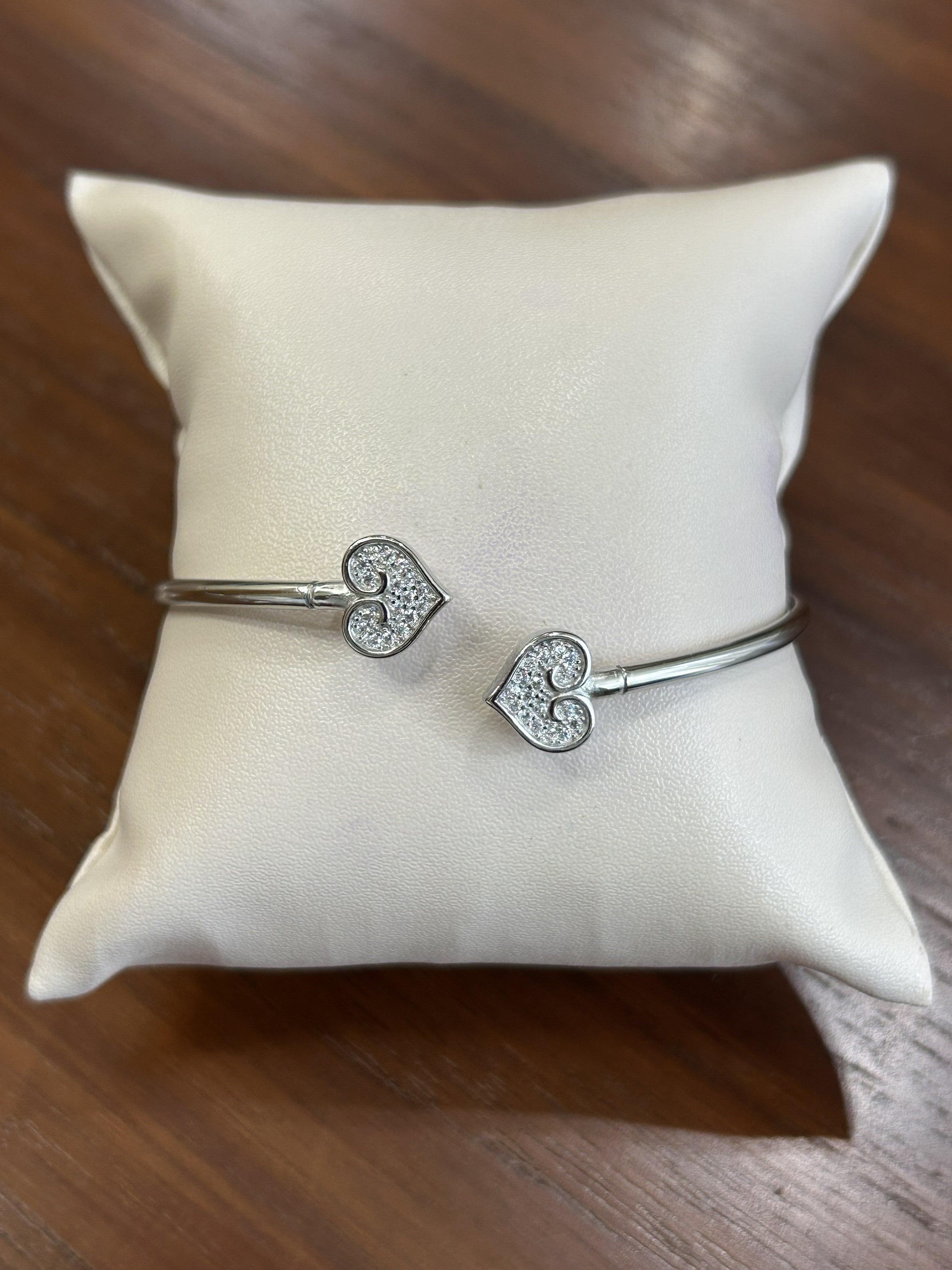 CZ Heart Bracelet