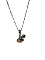 Sterling Silver Yellow Bee Charm Dokiya
