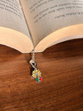 Silver Sunflower Charm Dokiya Chain