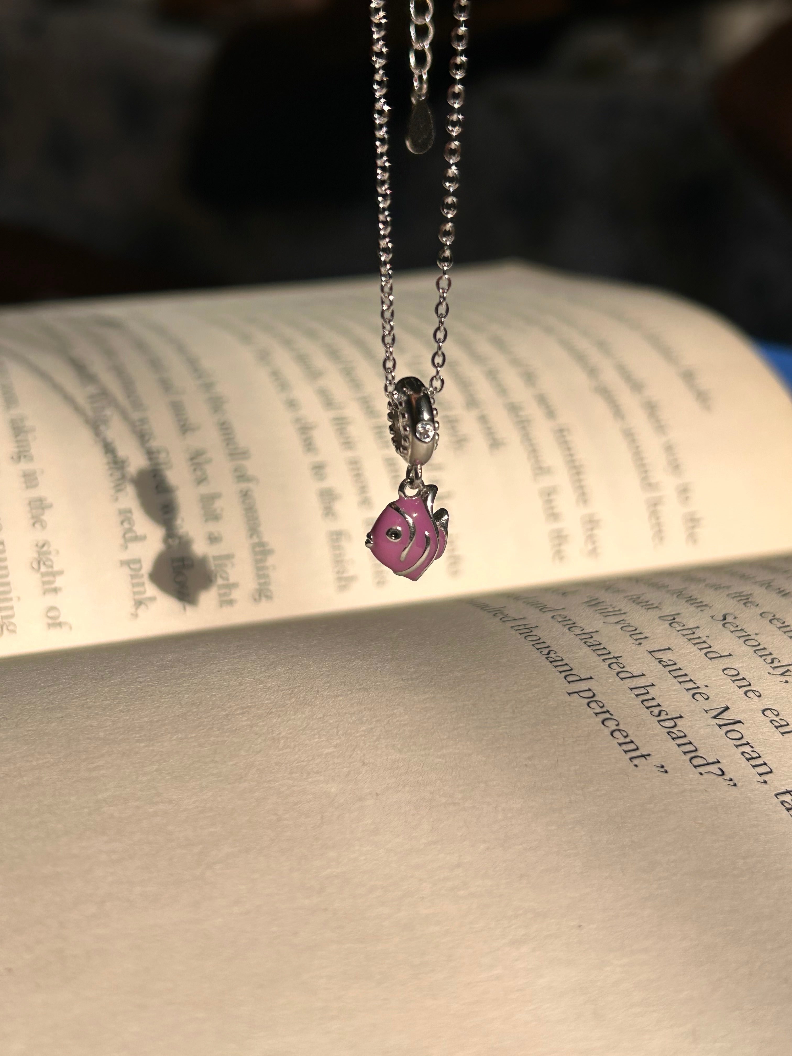 Silver Fish Charm Dokiya Chain