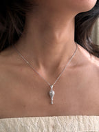 Silver Hot Air Balloon Charm Dokiya Chain