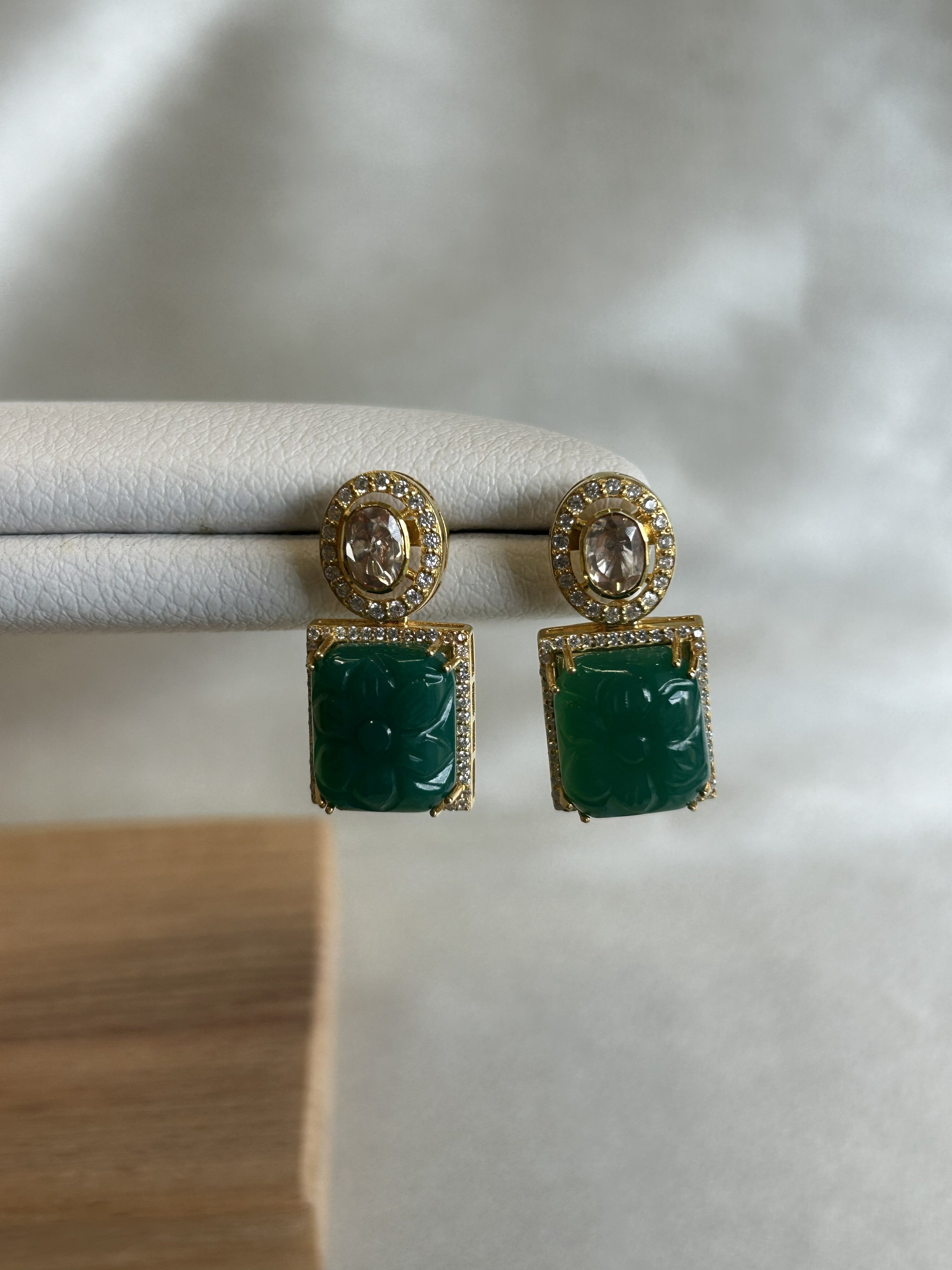 Onyx Bloom Luxe Earrings