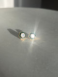 Emerald Hexa Spark Studs