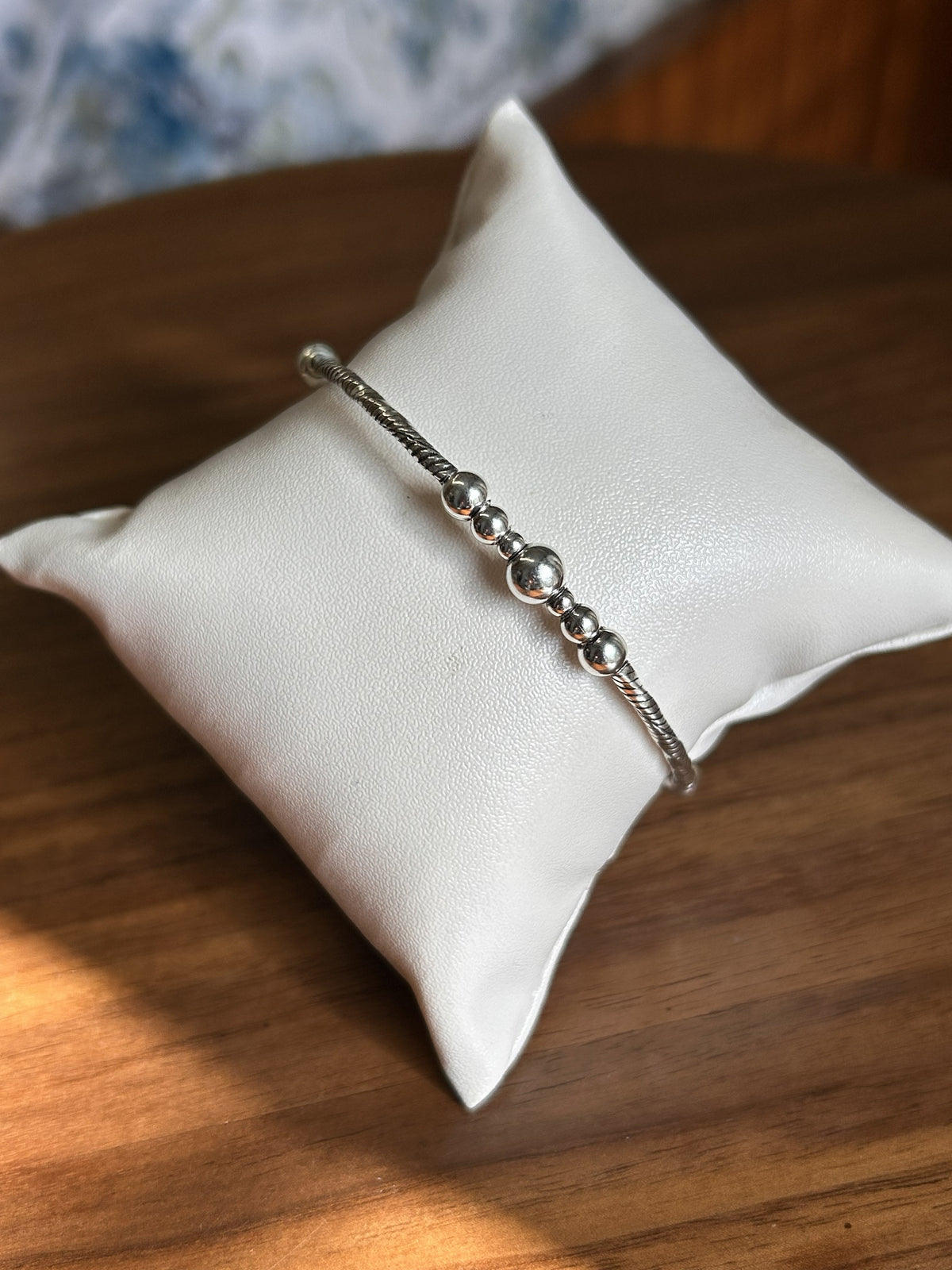 Silver Cuff Bracelet (XY4)