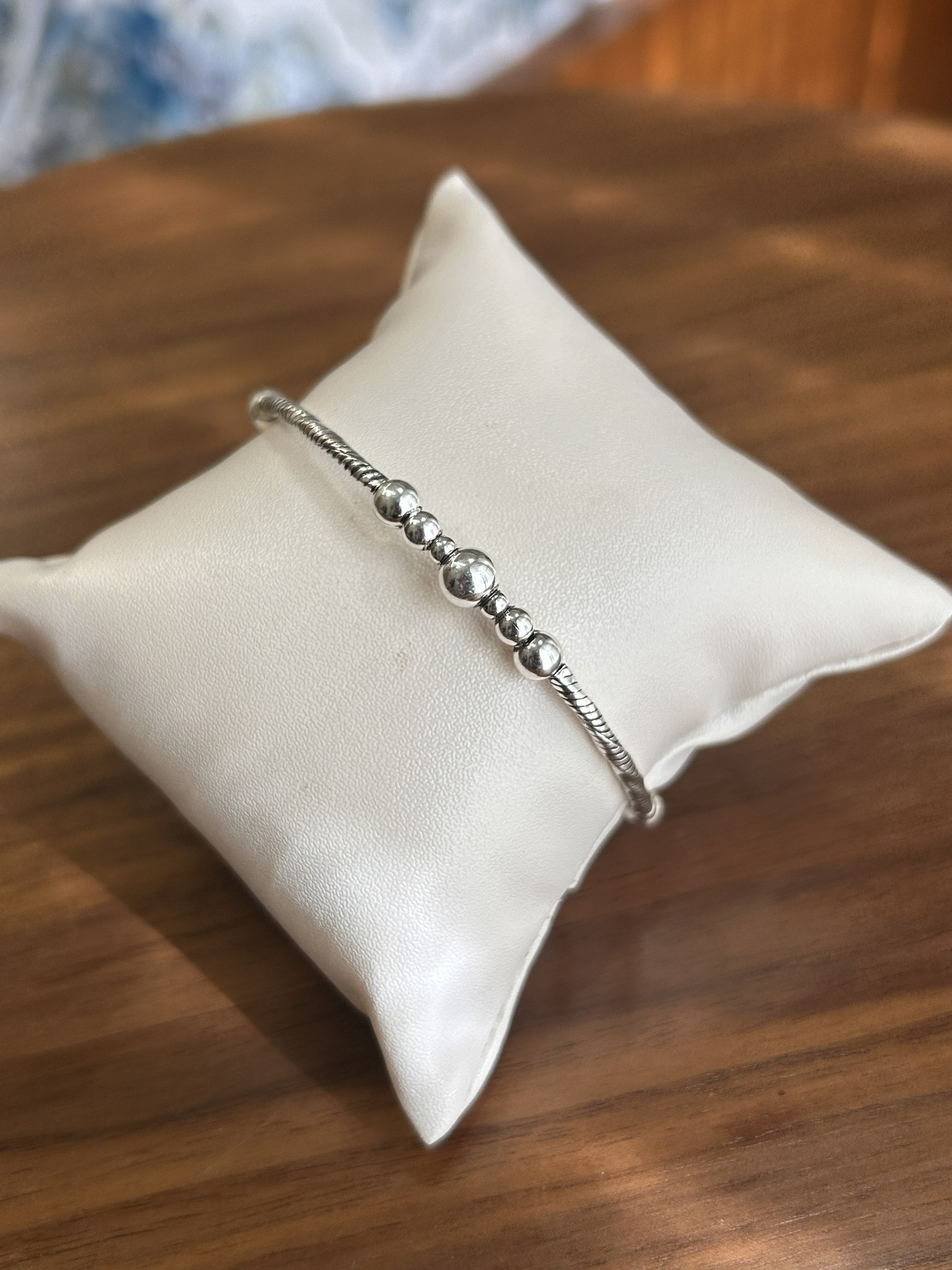 Silver Cuff Bracelet (XY4)