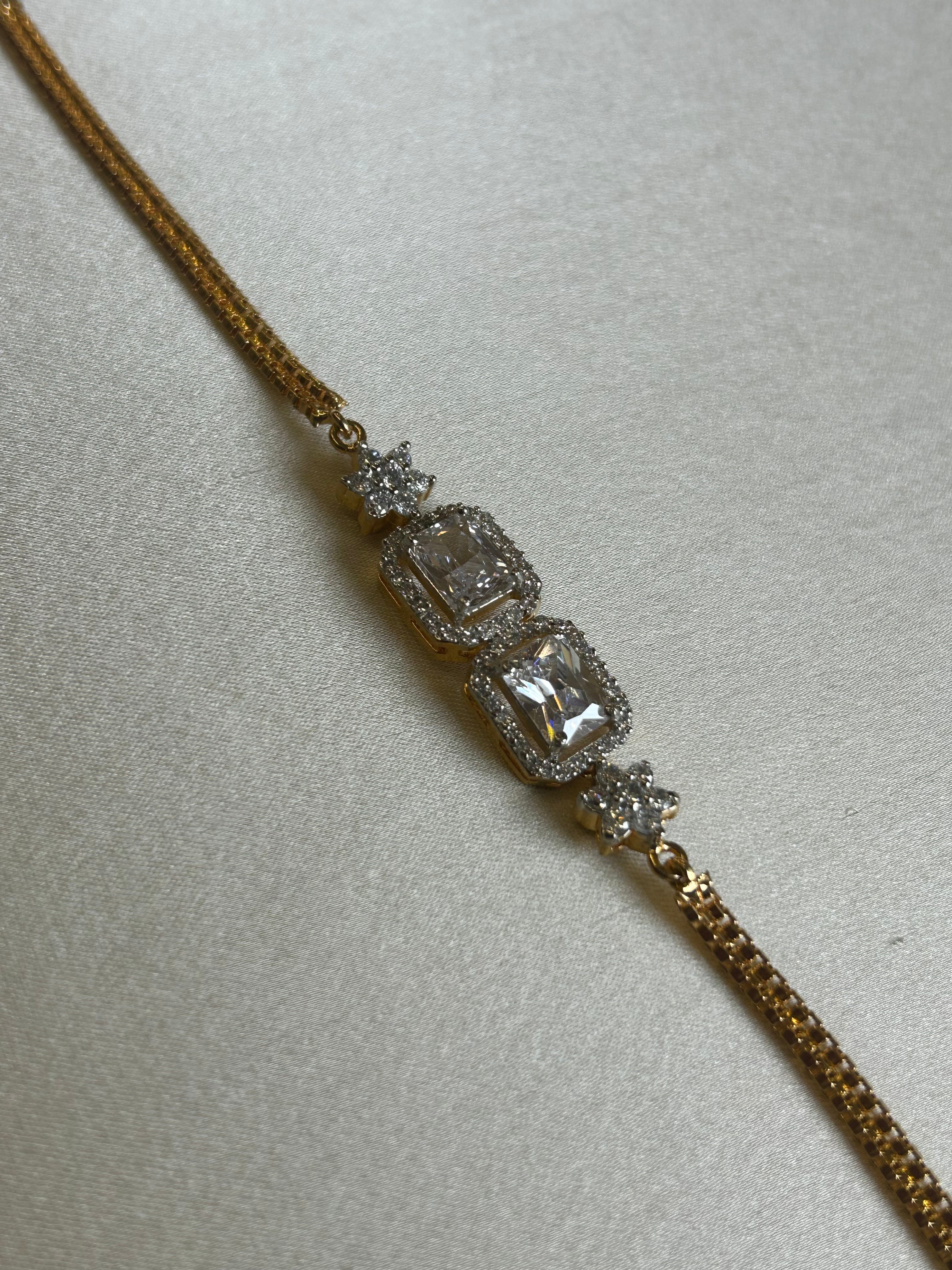 Twin Radiance Moissanite Bracelet