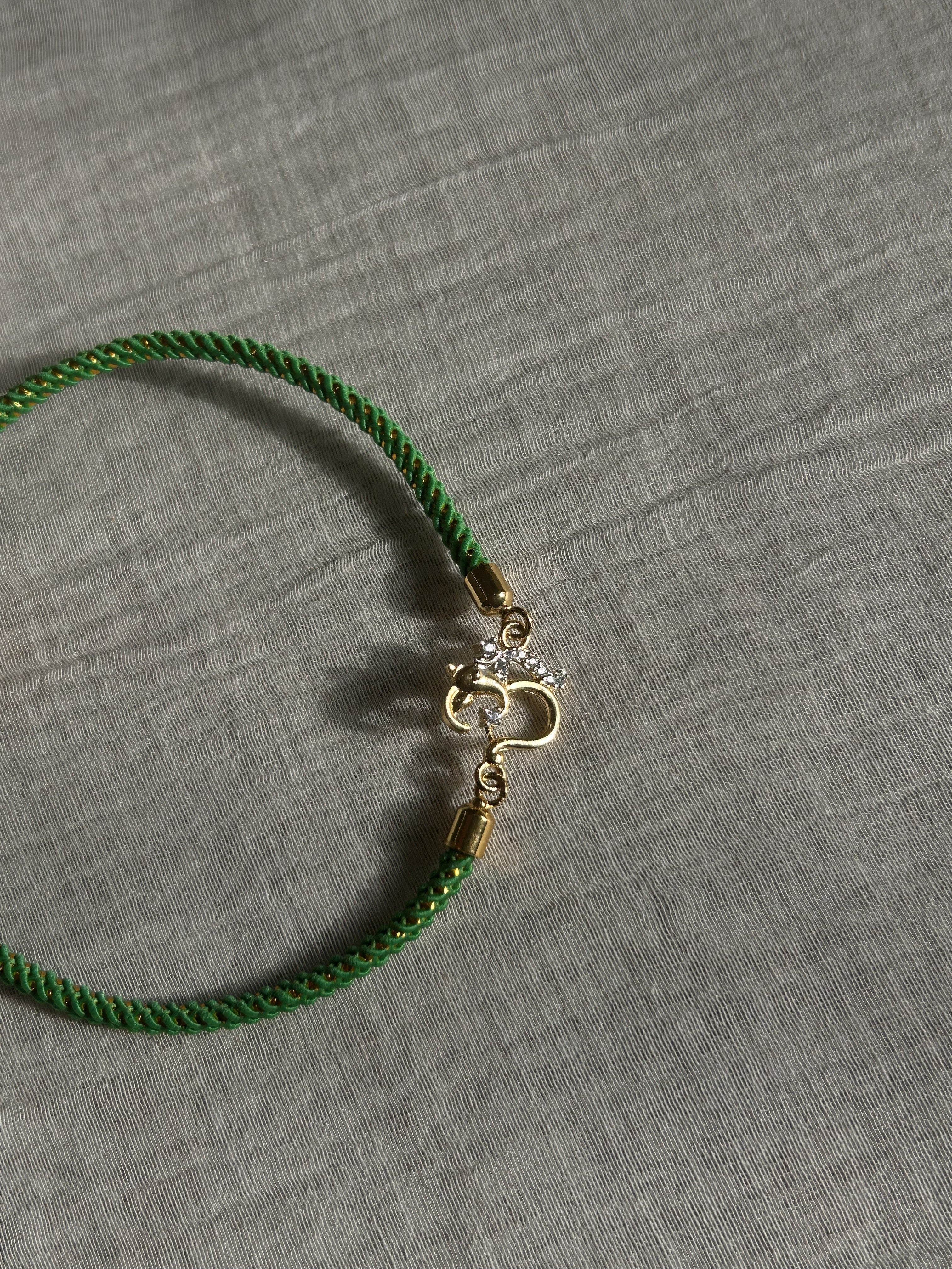 925 Sterling Silver Rakhi | OM Motif
