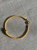 925 Sterling Silver Rakhi | Golden Turtle Motif
