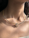 Rose Peacock Necklace