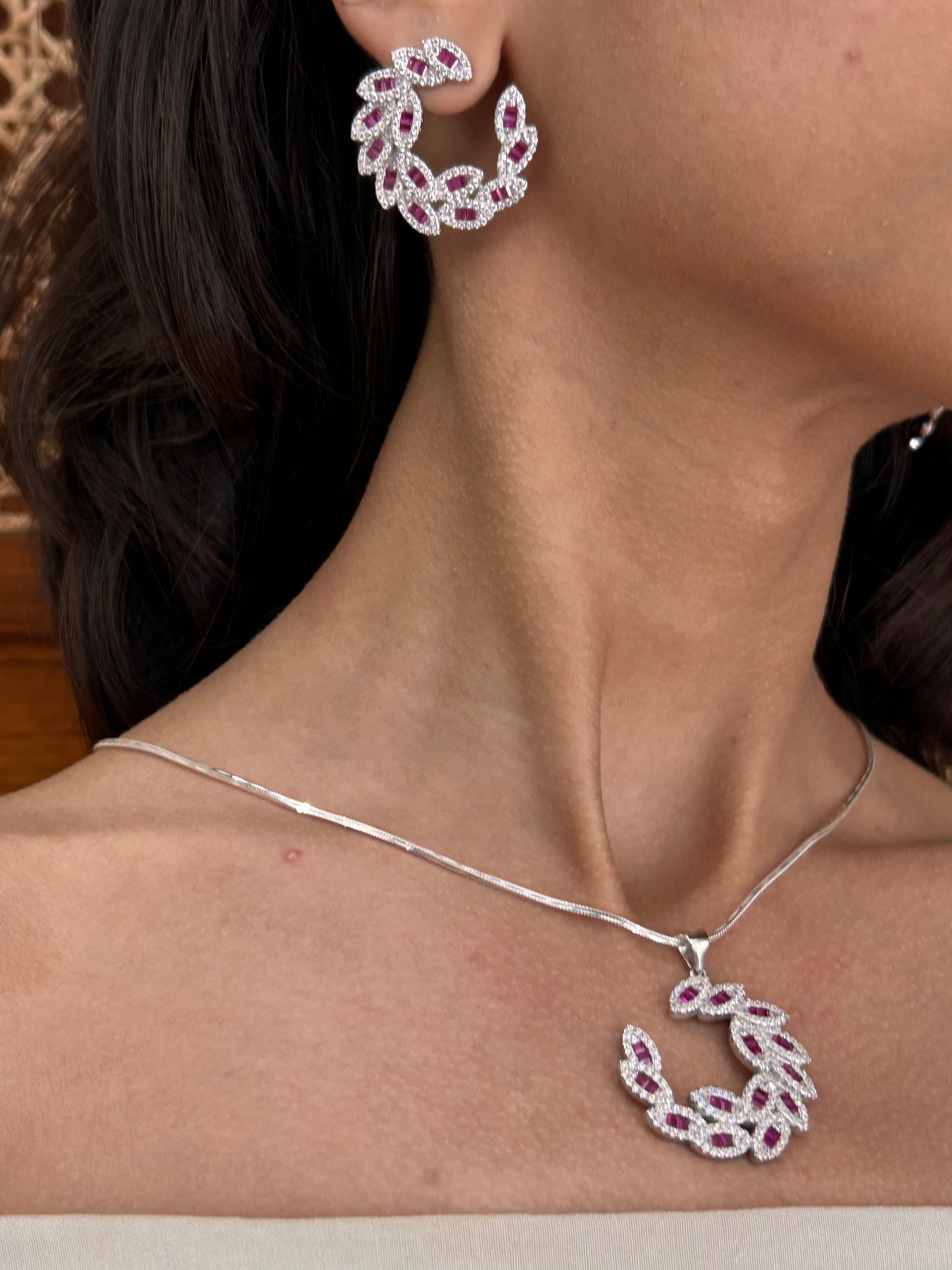 Celeste Ruby Laurel Set