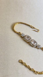 Twin Radiance Moissanite Bracelet