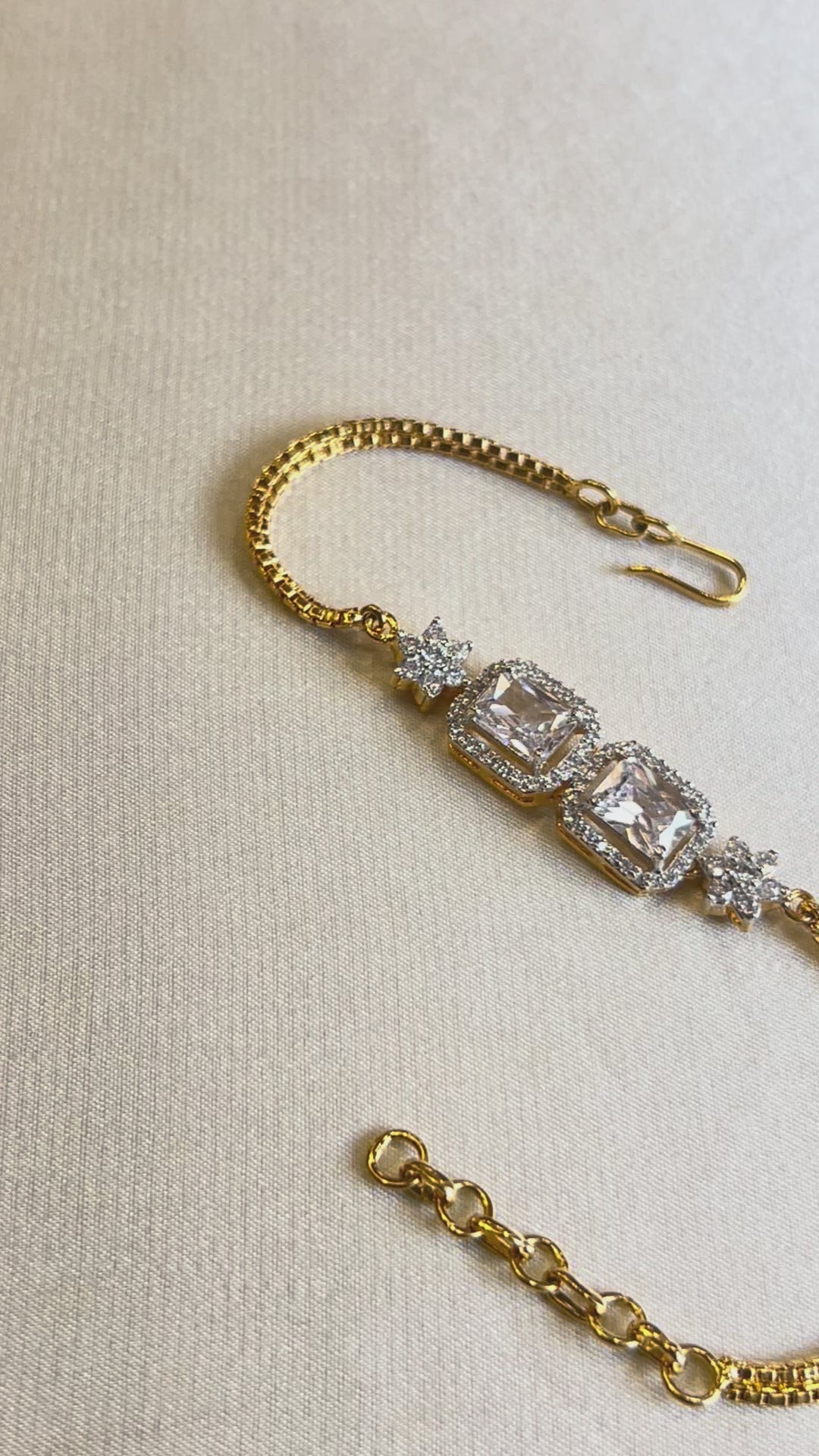 Twin Radiance Moissanite Bracelet